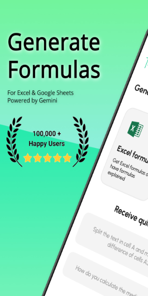 Sheets AI: Formula Generator应用截图第2张