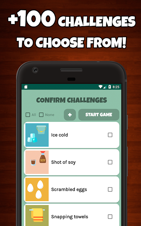 Silent Library Challenges: funny dares, party game スクリーンショット 2