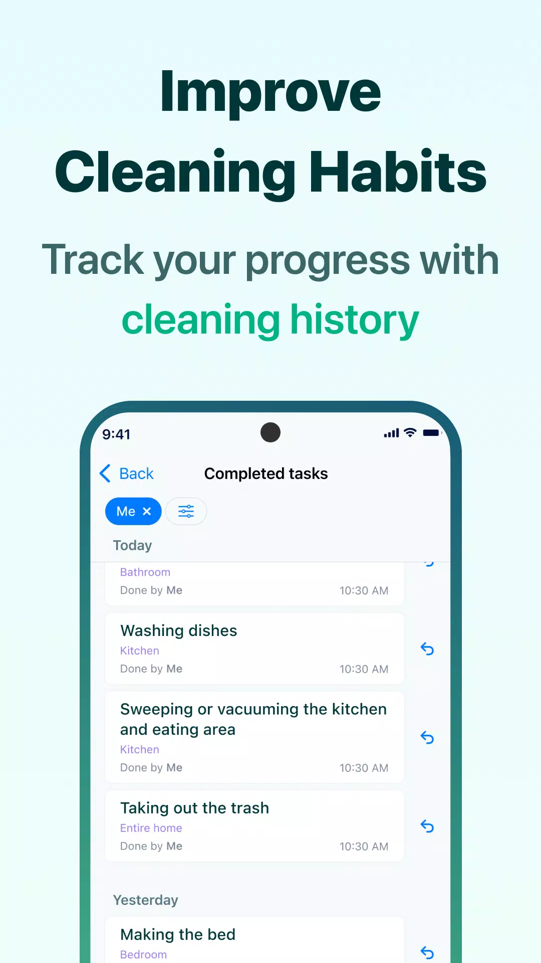 House Chores Cleaning Schedule Captura de tela 3