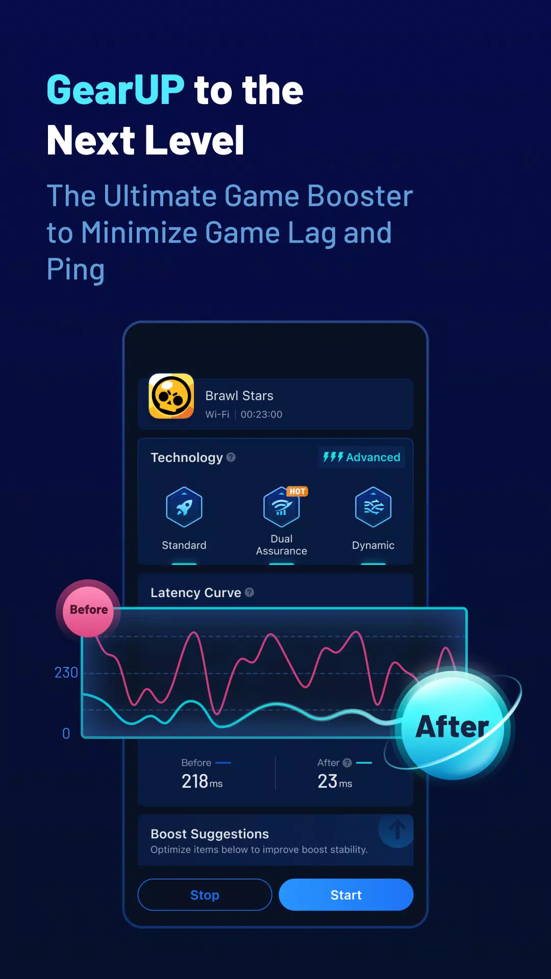 GearUP Game Booster: Lower Lag應用截圖第1張