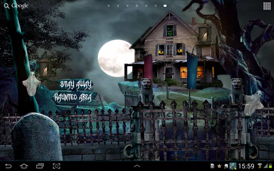 Halloween Live Wallpaper Captura de pantalla 1