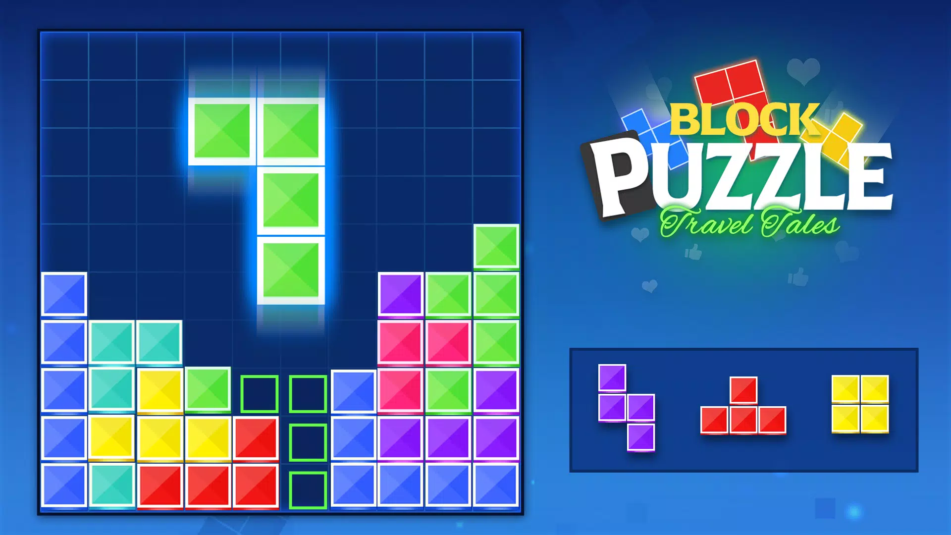Block Puzzle: Travel Tales स्क्रीनशॉट 1