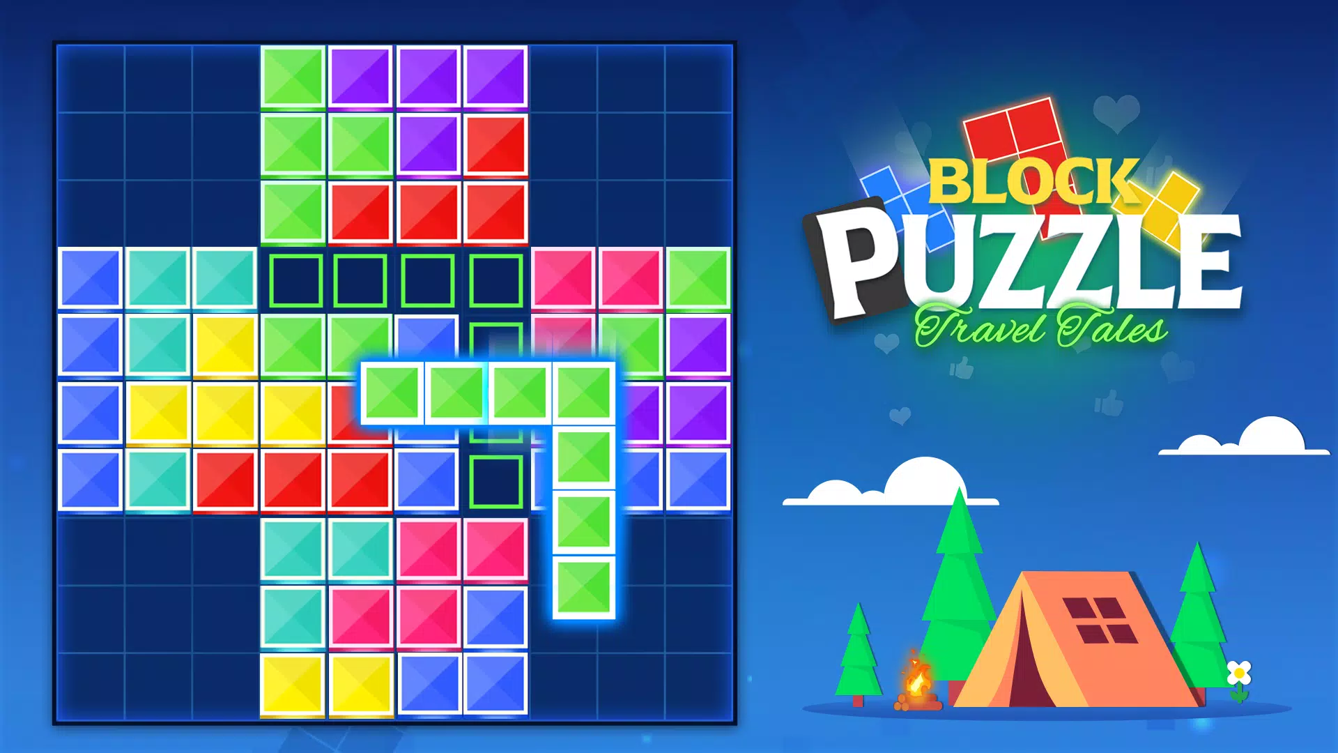Block Puzzle: Travel Tales स्क्रीनशॉट 2