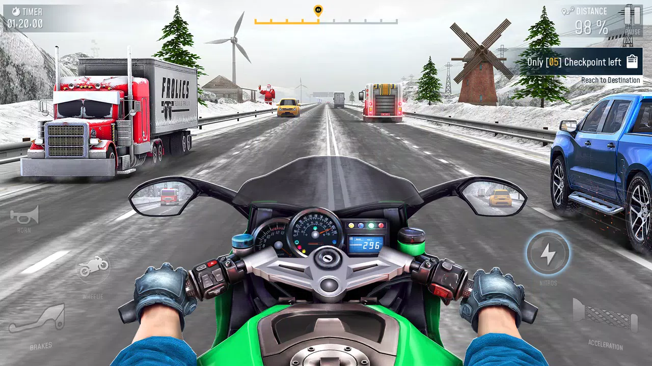 Rider 3D Bike Racing Games Screenshot 2