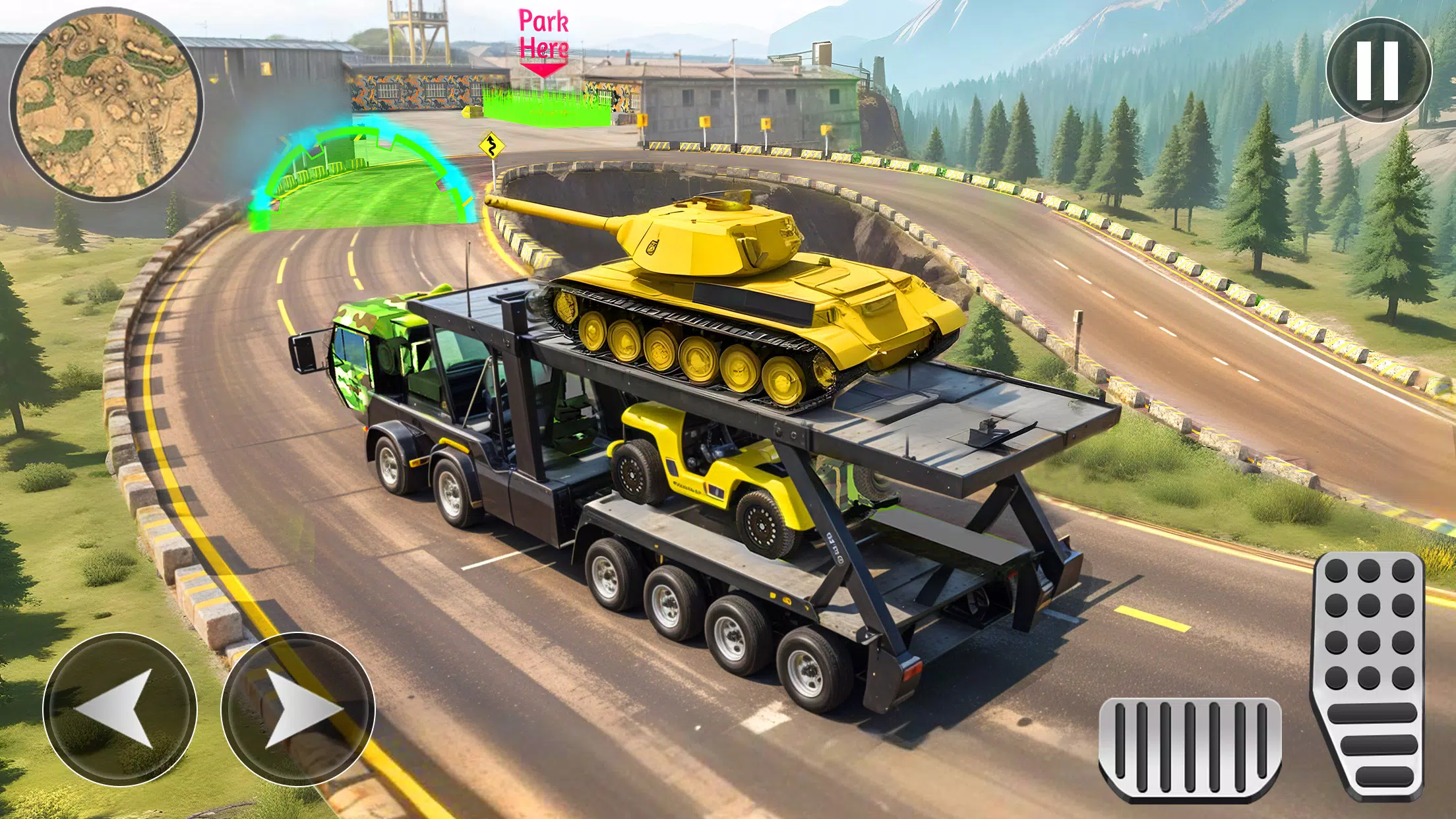 Army Cargo Truck Driving Games Captura de tela 4