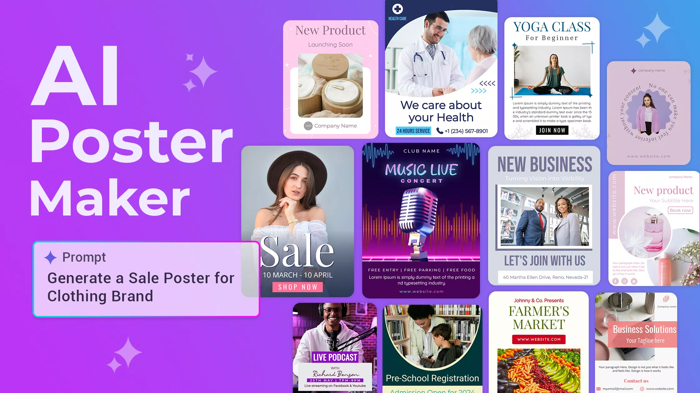 Poster Maker AI flyer maker应用截图第1张
