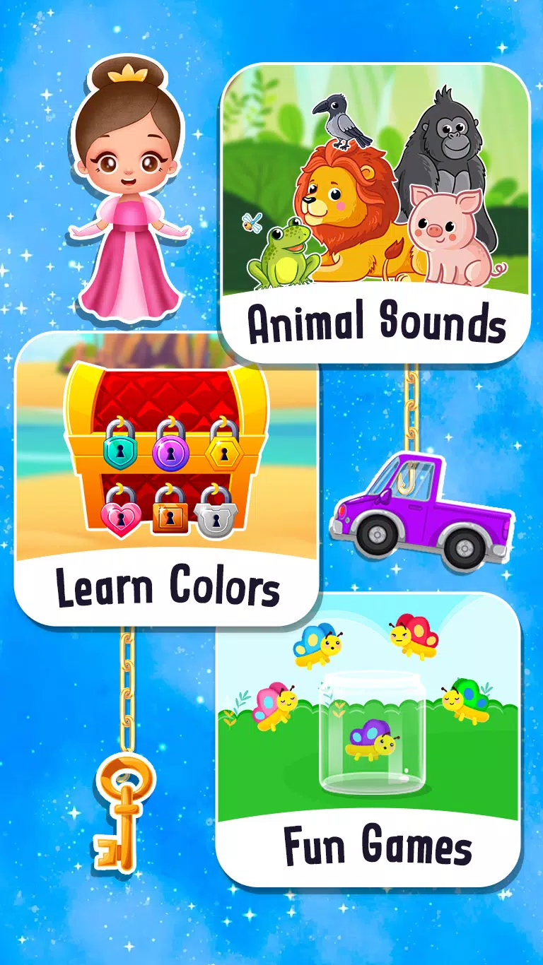 Baby Princess Car phone Toy Captura de tela 4