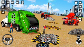 Trash Truck Games Simulator 3D スクリーンショット 3