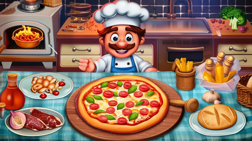 Pizza Maker Cooking Girls Game Captura de tela 3