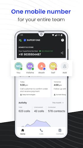 Superfone: Business phone, CRM スクリーンショット 1