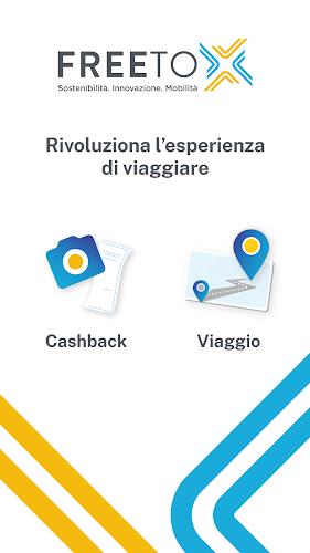 Free To X: Cashback e Viaggio Capture d'écran 1