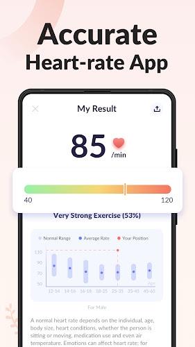 Heart Rate Monitor: Pulse स्क्रीनशॉट 1