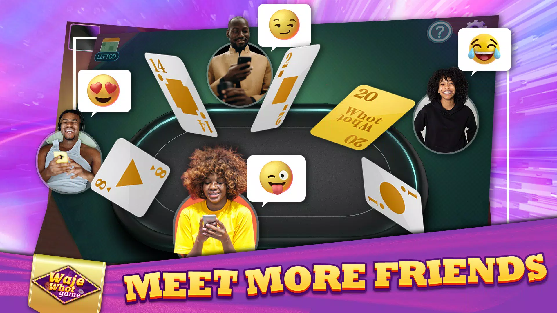Waje Whot Game應用截圖第2張