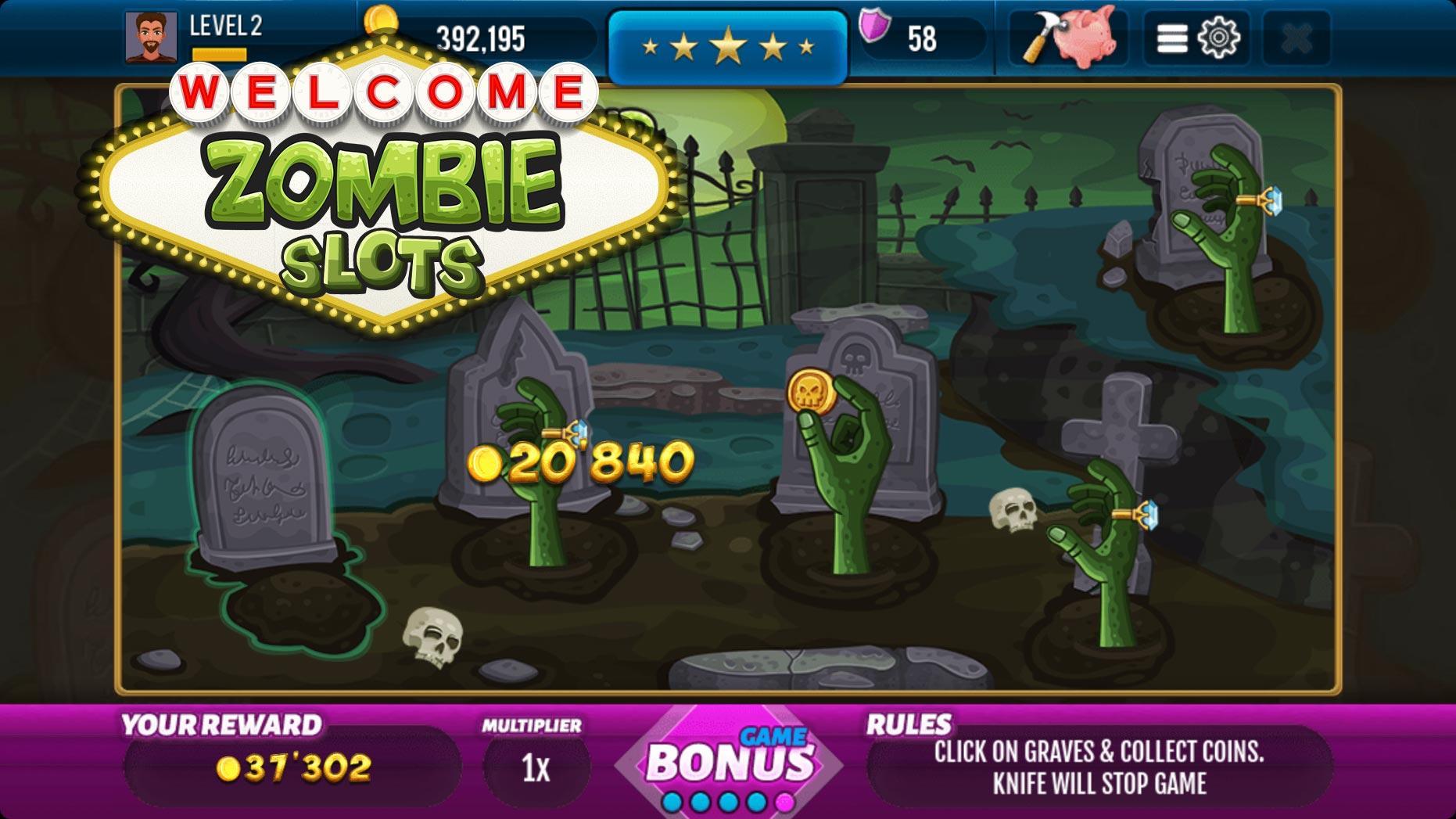 Zombie Casino Slot Machine应用截图第3张