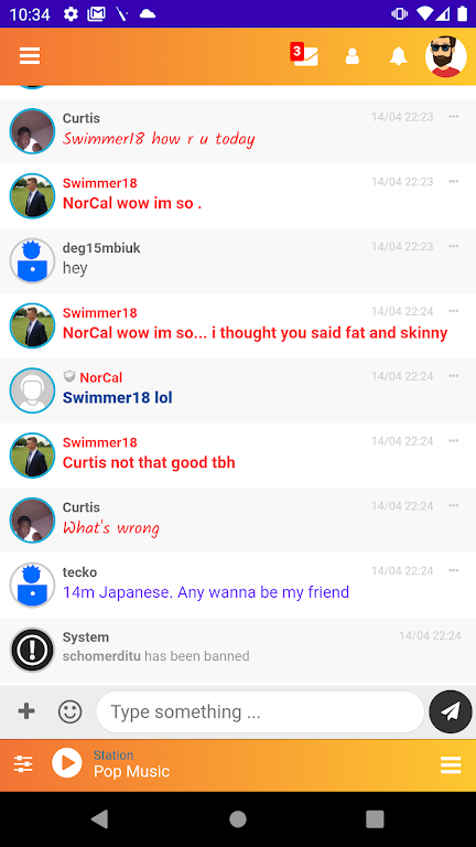 Boys Chat Rooms Captura de tela 2