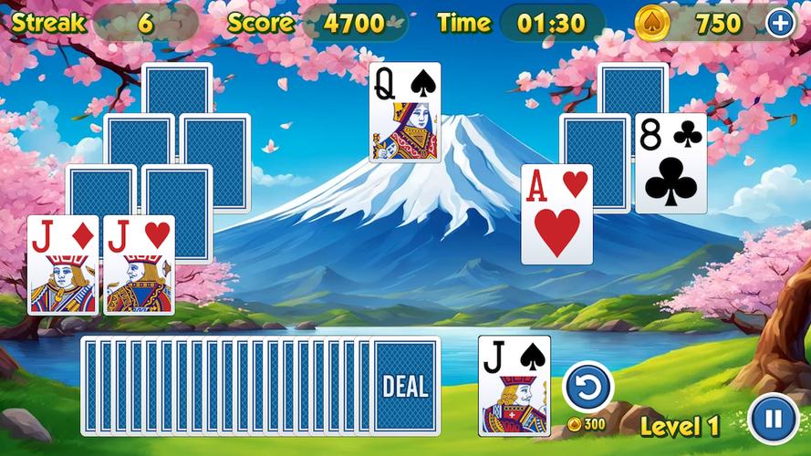 TriPeaks Solitaire Challenge應用截圖第4張