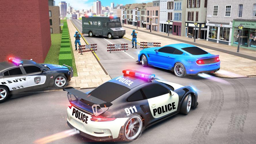 Police Car Chase: Police Games 스크린샷 1