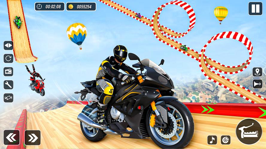 Mega Ramp Stunts Bike Games 3d應用截圖第1張