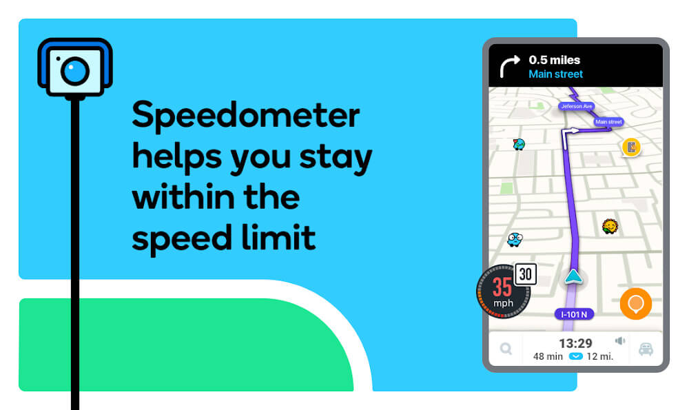 Waze - 社群導航、地圖與交通應用截圖第2張