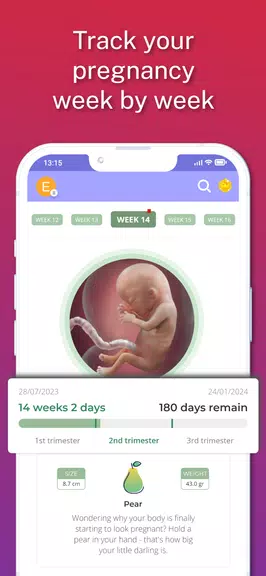 Momercy Pregnancy & Baby Care Capture d’écran 3