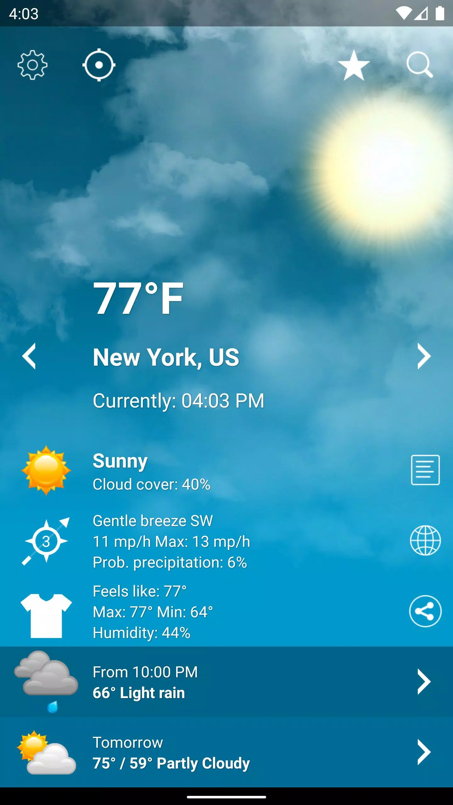 Weather XL PRO應用截圖第1張
