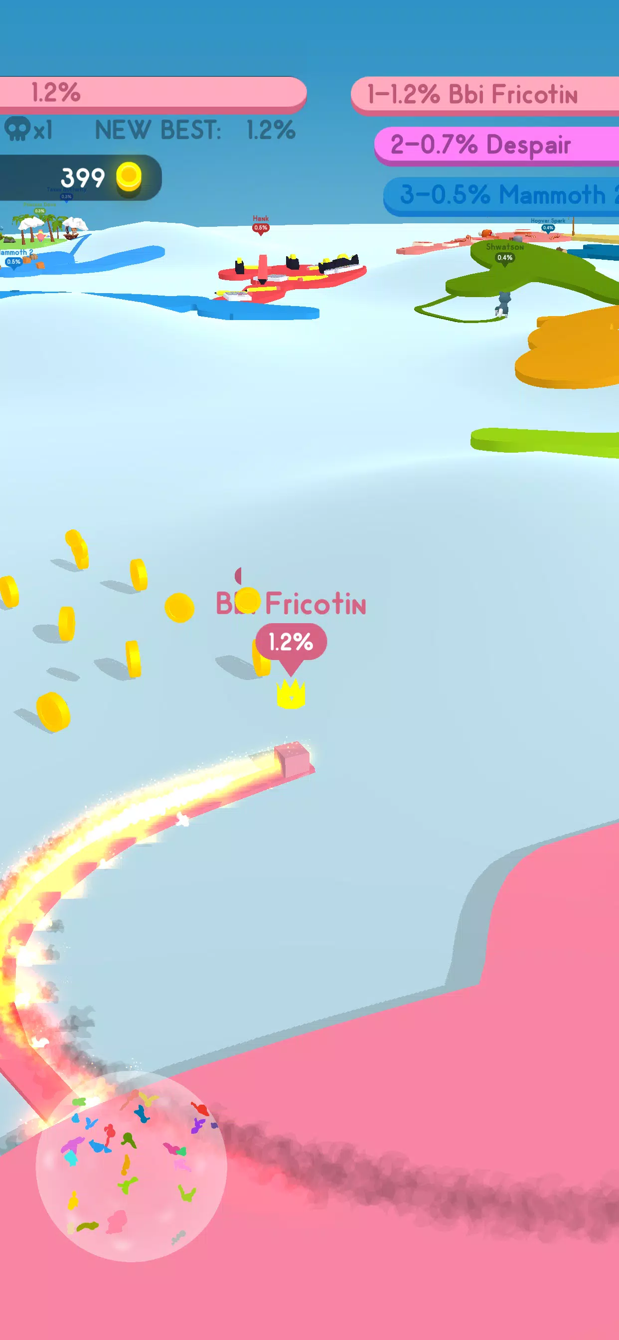 Paper.io 4 स्क्रीनशॉट 2
