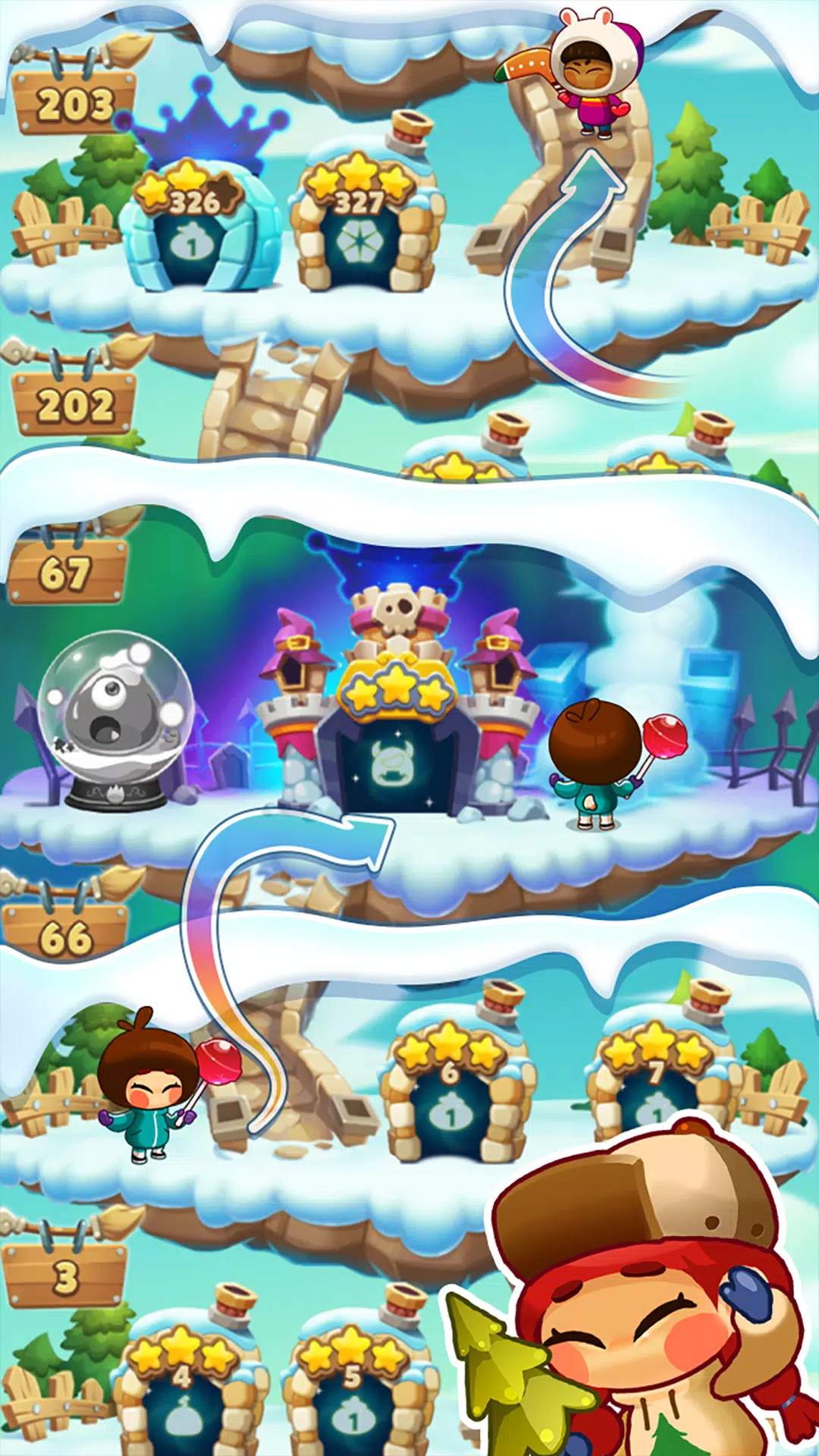 Monster Busters: Ice Slide應用截圖第4張