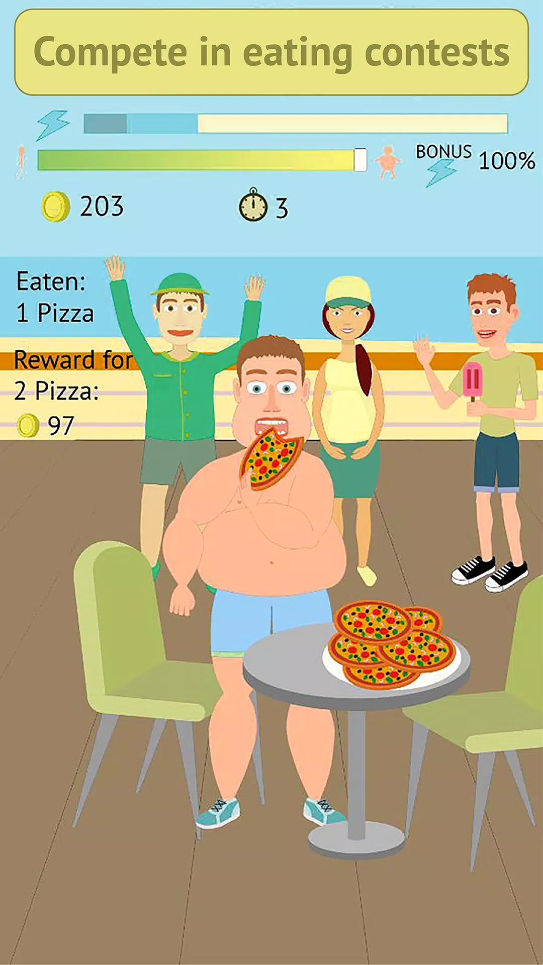 Eat and Run Clicker स्क्रीनशॉट 3