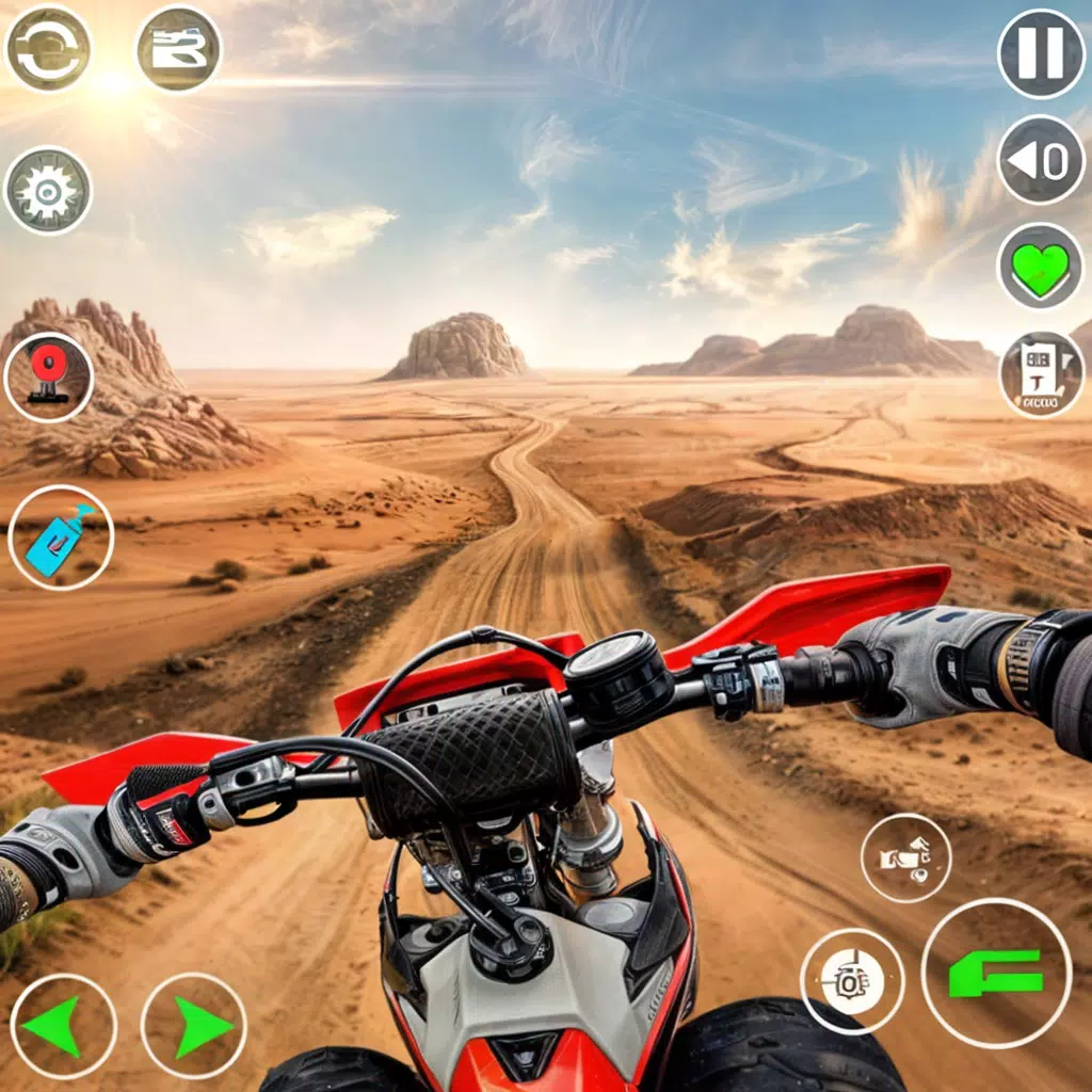 Motocross Dirt Bike Racing 3D Captura de tela 1