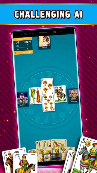 Tute Offline - Card Game Screenshot 2