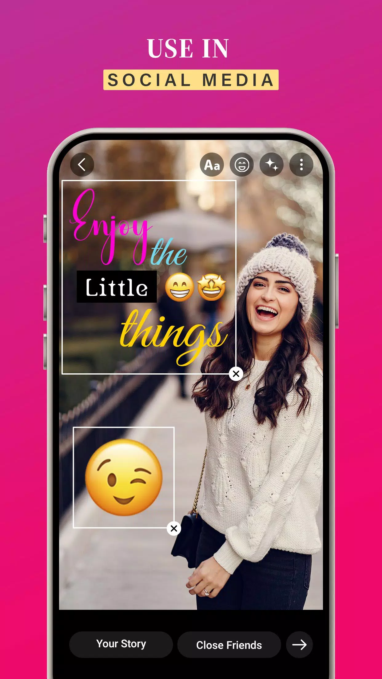iOS Emojis For Story स्क्रीनशॉट 1