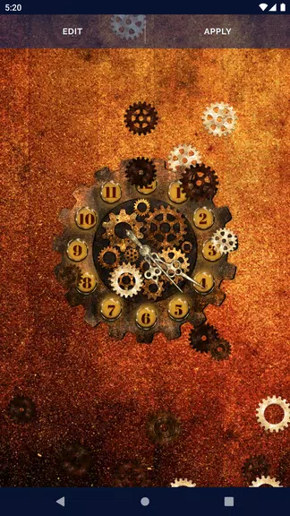 Steampunk Clock Wallpaper應用截圖第4張
