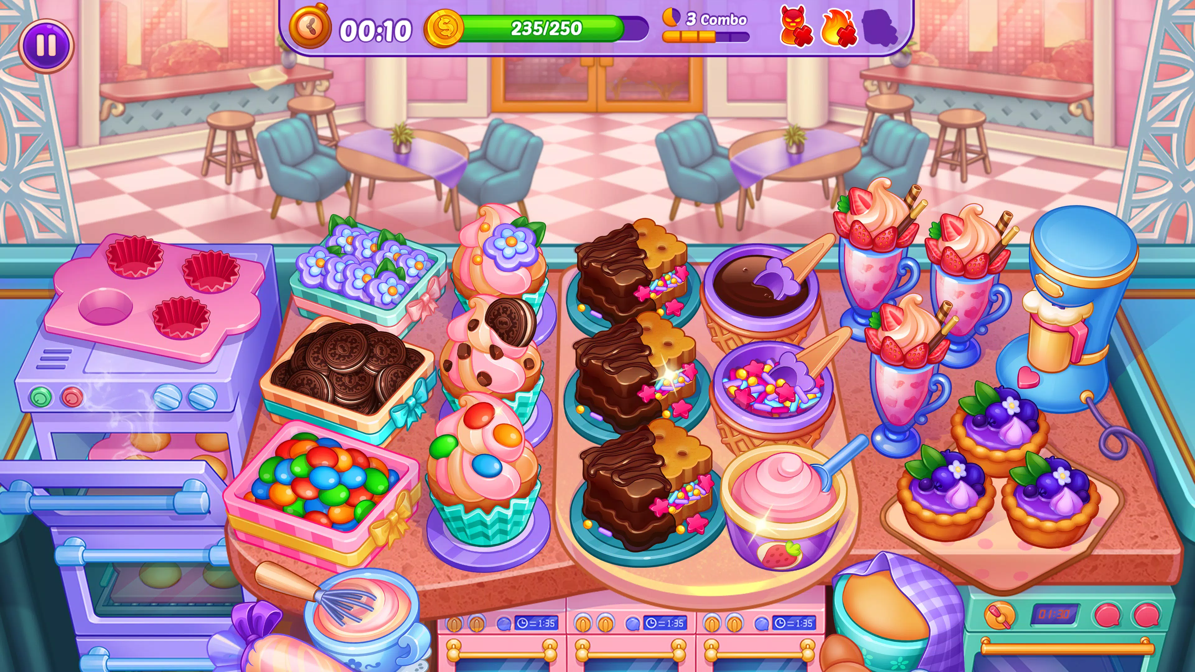Cooking Crush: Jogo de Cozinha Captura de tela 3