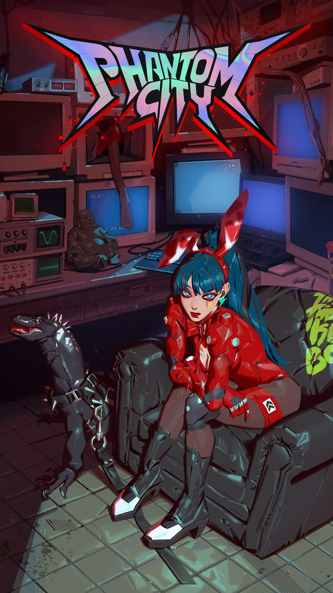 Phantom City: Text RPG スクリーンショット 1