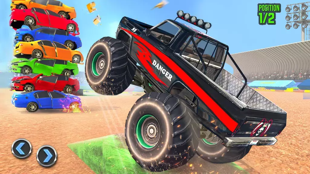Demolition Derby Truck Stunts スクリーンショット 4