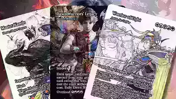 6 cartes Final Fantasy dévoilées pour Magic: The Gathering avec l'art emblématique