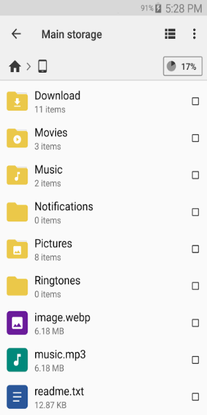 Cx File Explorer スクリーンショット 2