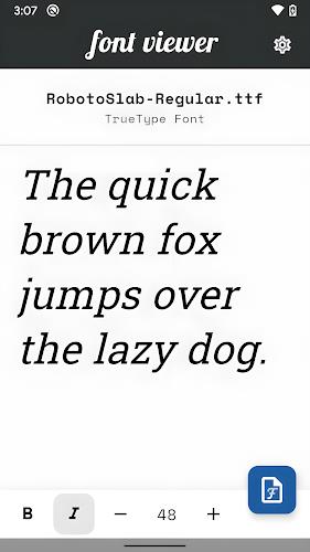 Font Viewer - Preview Fonts Captura de pantalla 1