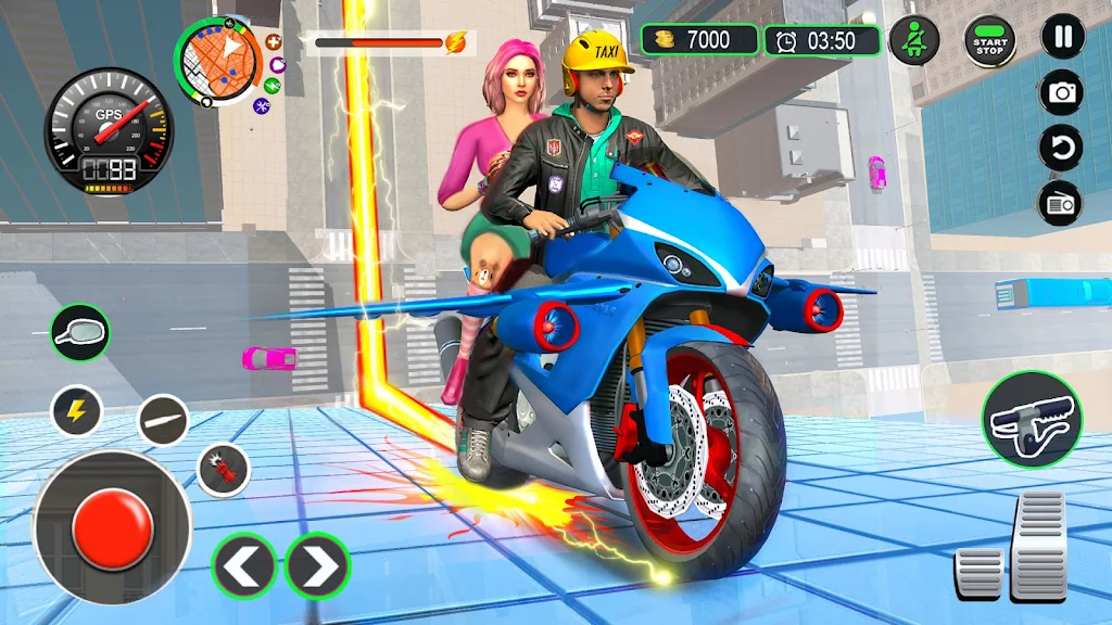 Flying Bike Driving Simulator應用截圖第2張