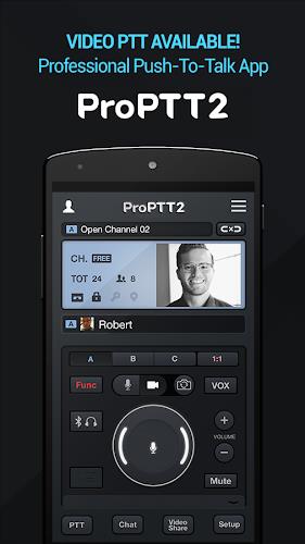ProPTT2 Video Push-To-Talk Capture d’écran 1