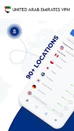 VPN UAE - United Arab Emirates Captura de tela 3
