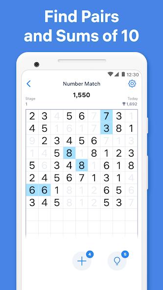 Number Match - Number Games Mod 스크린샷 1