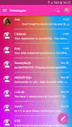 SMS Messages Glass Gradient Screenshot 2