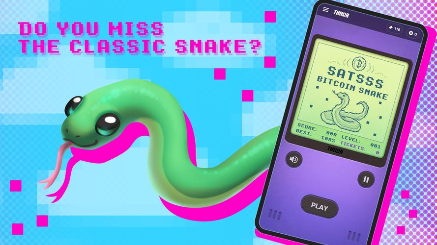 Bitcoin Snake 스크린샷 1