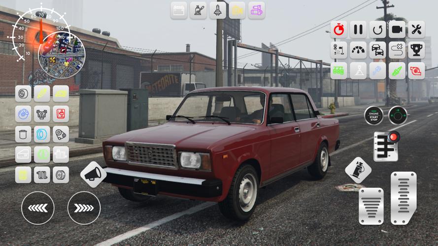 Lada 2107 Tuning Russian City應用截圖第1張