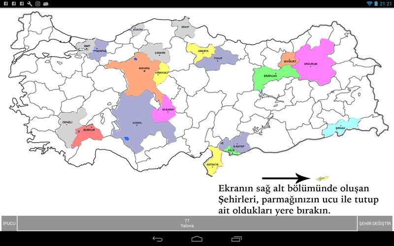 Şehir Bulma Oyunu應用截圖第4張
