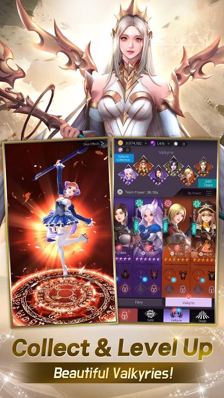 Valkyrie Rush: Idle & Merge應用截圖第2張