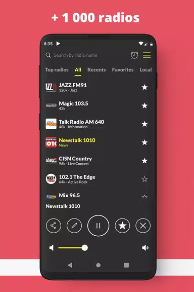Radio Canadá FM en línea Captura de pantalla 1