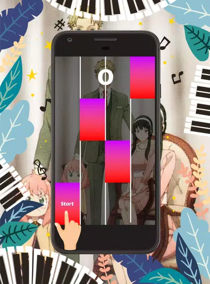 Piano Tiles Anime Spy X Family 스크린샷 2
