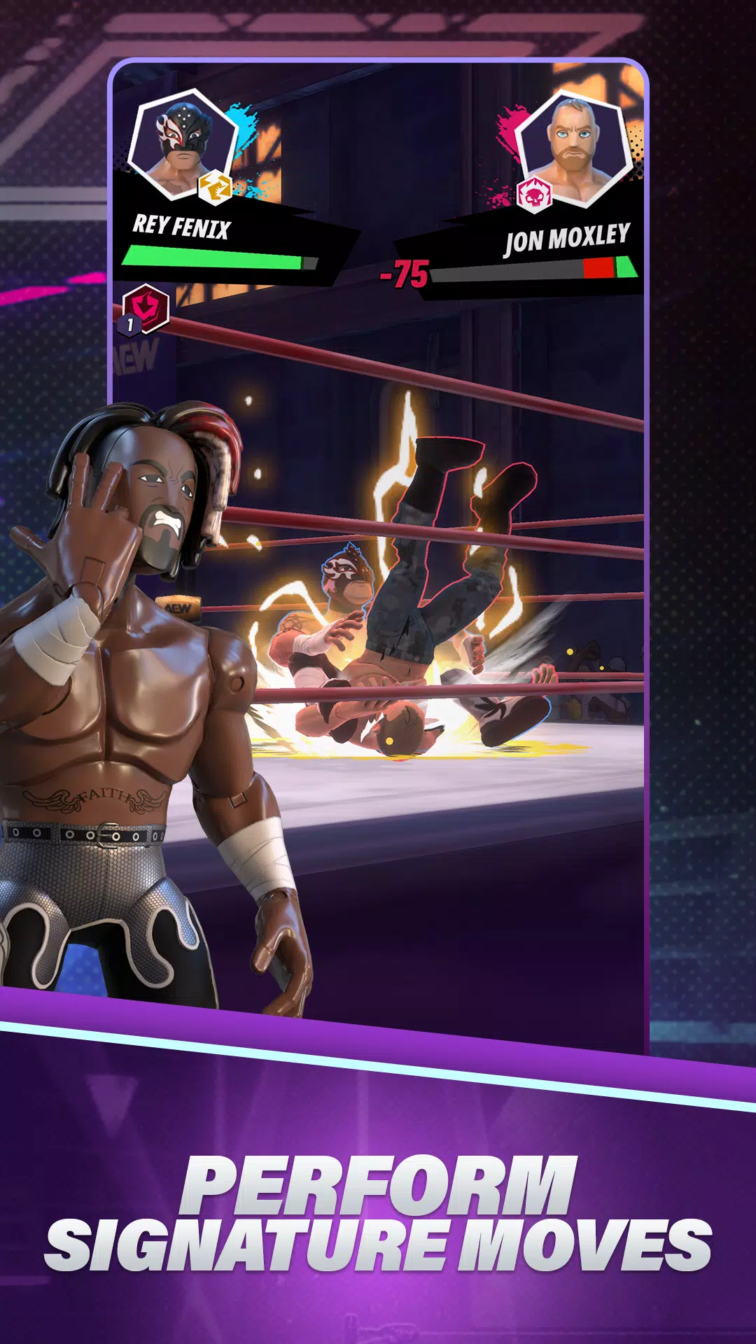 AEW: Figure Fighters Wrestling स्क्रीनशॉट 2